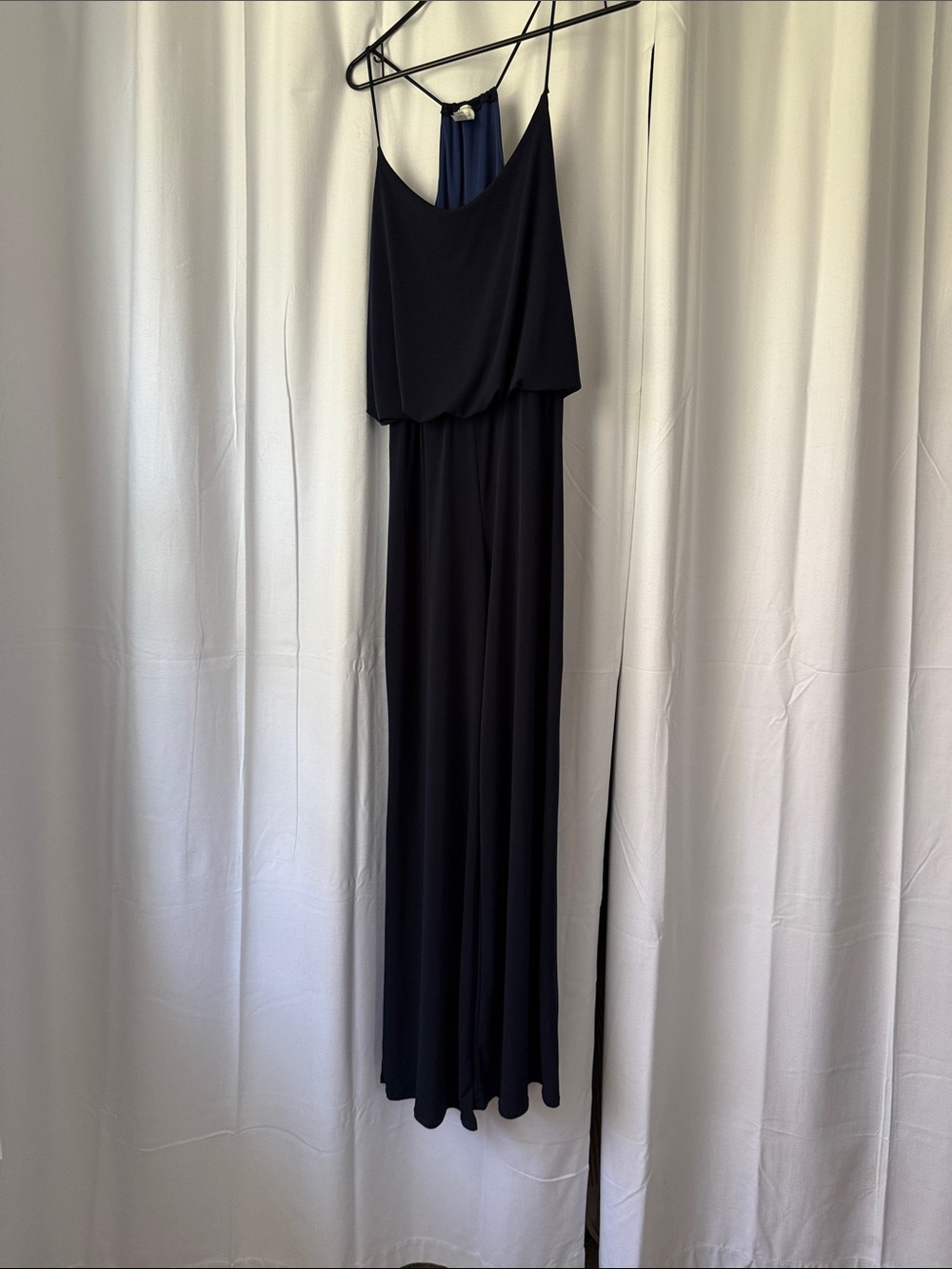 Urban K Navy and Black Spaghetti Strap jumpsuit